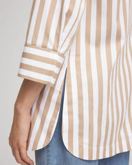 Chico's Collections No Iron™ Neutral Striped Tunic