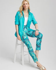 Chico's Collections Brigitte™ Tropical Pull-On Ankle Pants