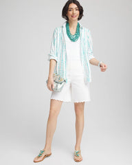 Chico's Collections Brigitte™ Pull-On Scallop-Hem Shorts