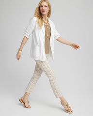 Chico's Collections Brigitte™ Plaid Cropped Pants