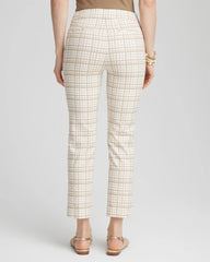 Chico's Collections Brigitte™ Plaid Cropped Pants