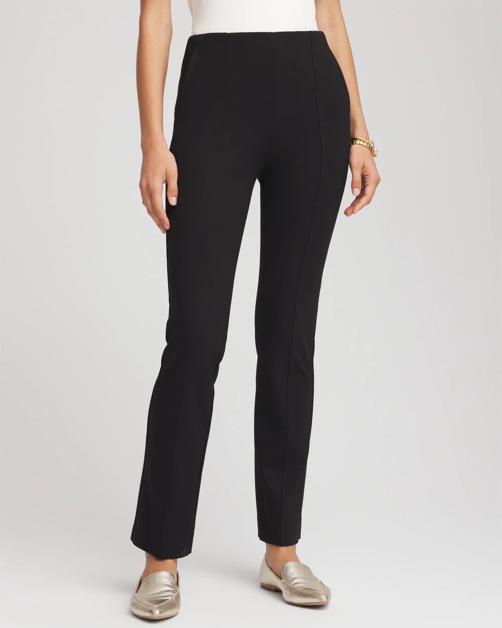 Chico's Collections Juliet Straight Ankle Pants