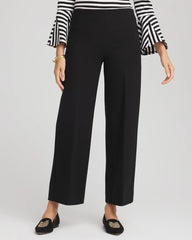 Chico's Collections Juliet Slim Wide-Leg Cropped Pants