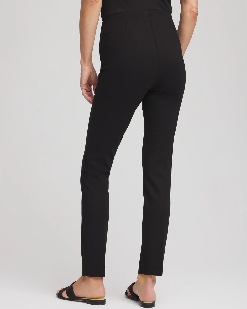 Chico's Collections Juliet Slim Trim Detail Ankle Pants