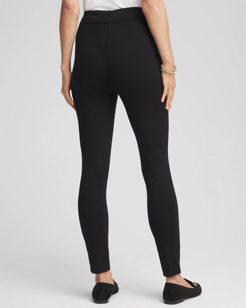 Chico's Collections Juliet Slim Zip-Ankle Leggings