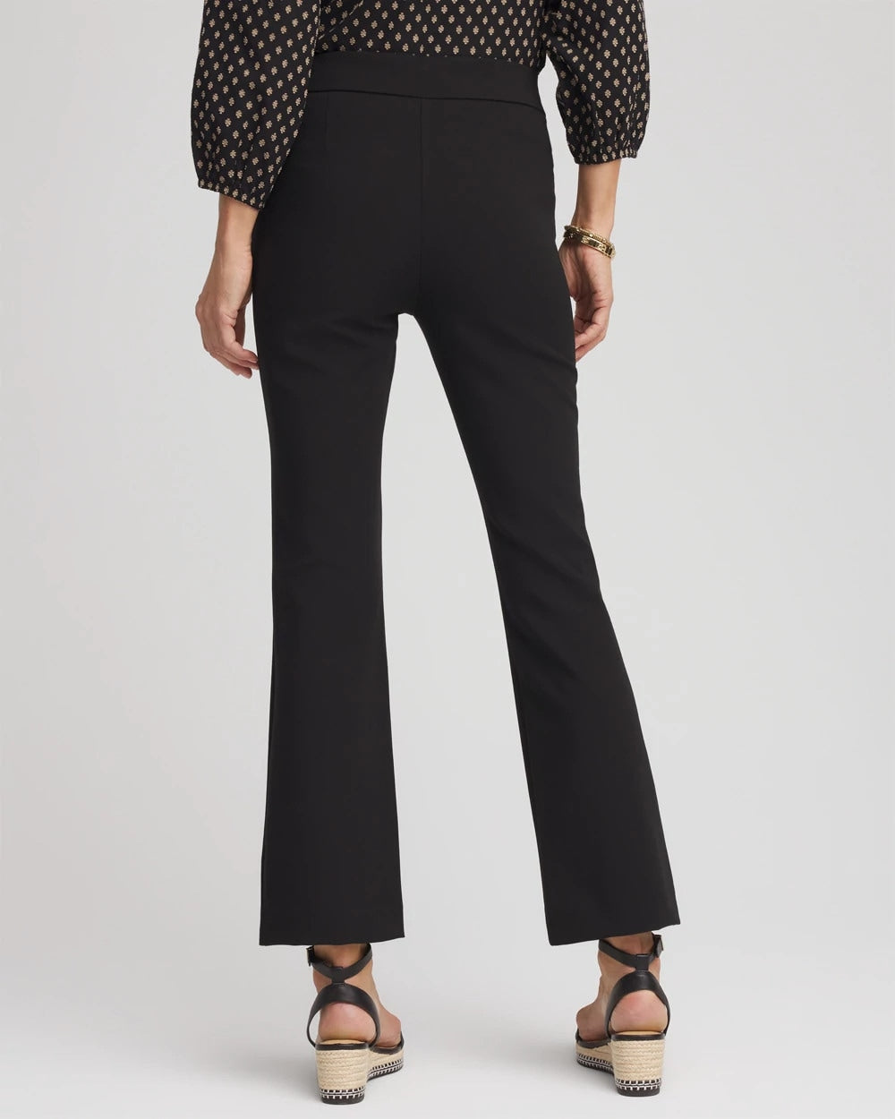 Chico's Collections Lightweight Juliet Flared Ankle Pants