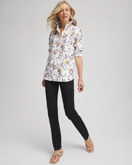 Chico's Collections Juliet Slim Trim Detail Pants
