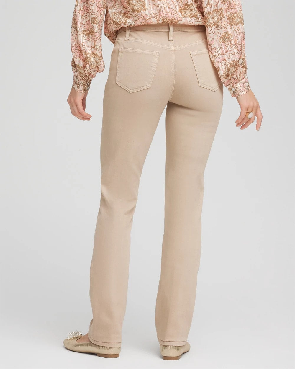 Chico's Collections Girlfriend Slim Full-Length Jeans