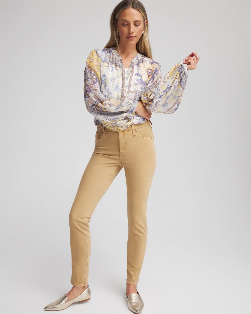 Chico's Collections Girlfriend Slim Ankle Jeans