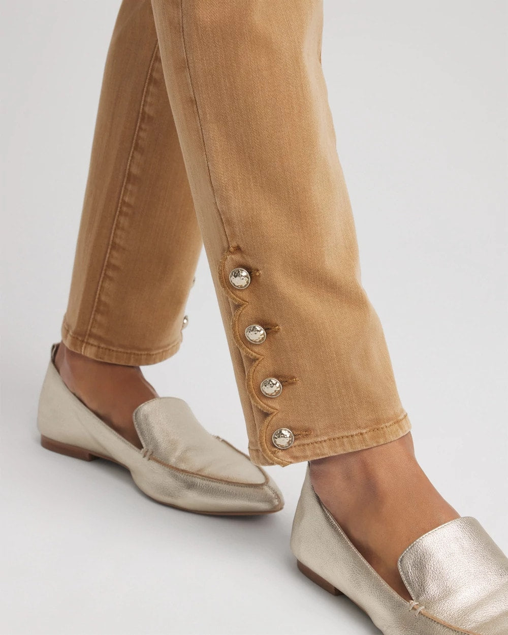 Chico's Collections Girlfriend Slim Ankle Jeans