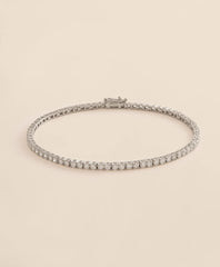 3 CT. Lab-Grown Diamond 14k White Gold Tennis Bracelet