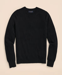 3-Ply Cashmere Crewneck Saddle Shoulder Sweater