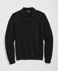 3-Ply Cashmere Jonny Collar Polo Sweater