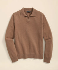 3-Ply Cashmere Jonny Collar Polo Sweater