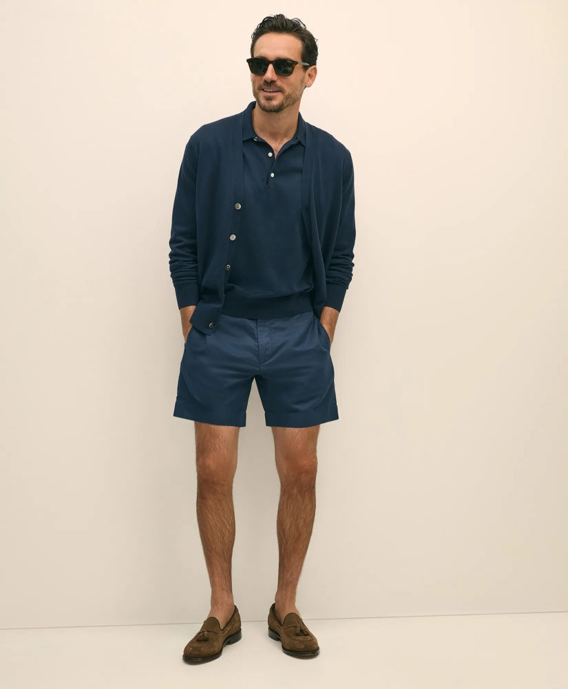7" Linen Cotton Shorts