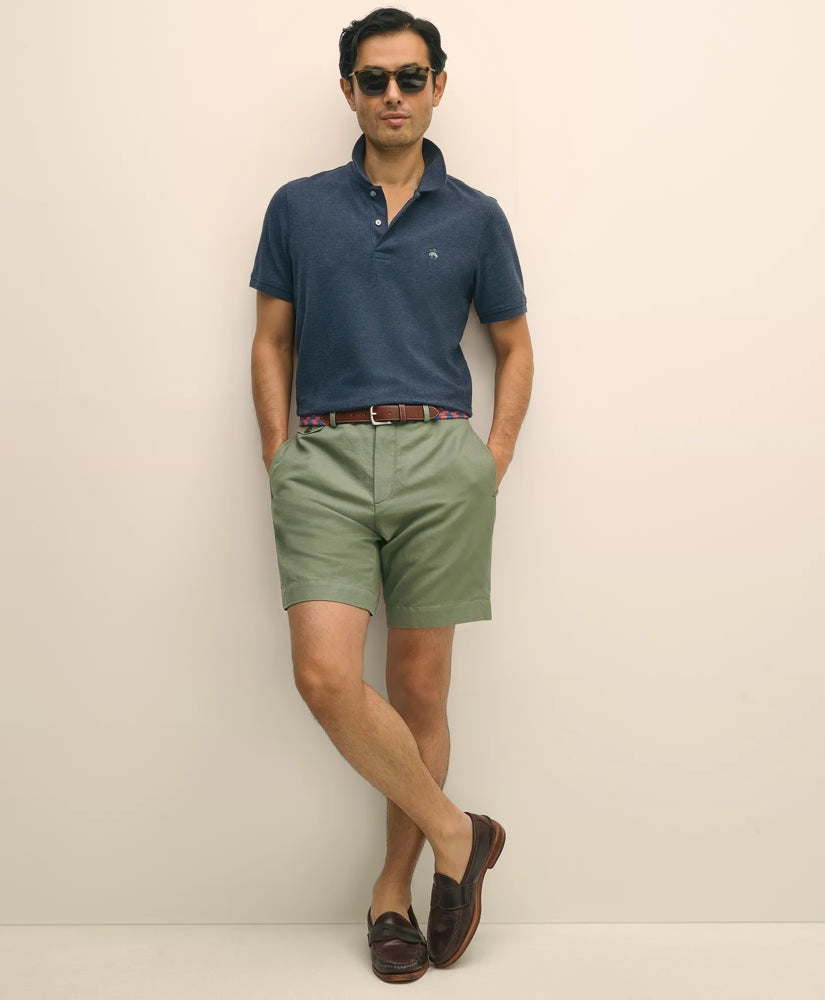 9" Linen Cotton Shorts
