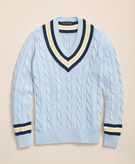 Archive Tennis Sweater in Supima