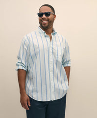 Big & Tall Friday Shirt, Poplin Striped