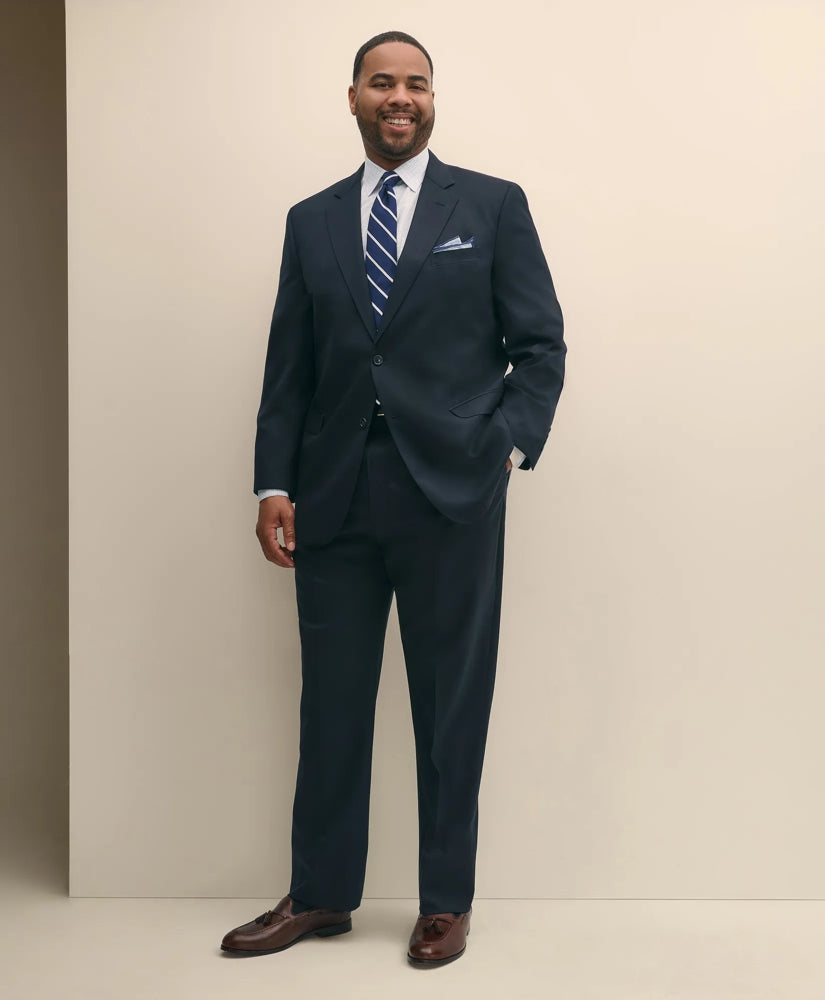Big & Tall Stretch Wool Two-Button 1818 Suit