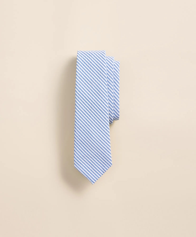 Boys Seersucker Tie