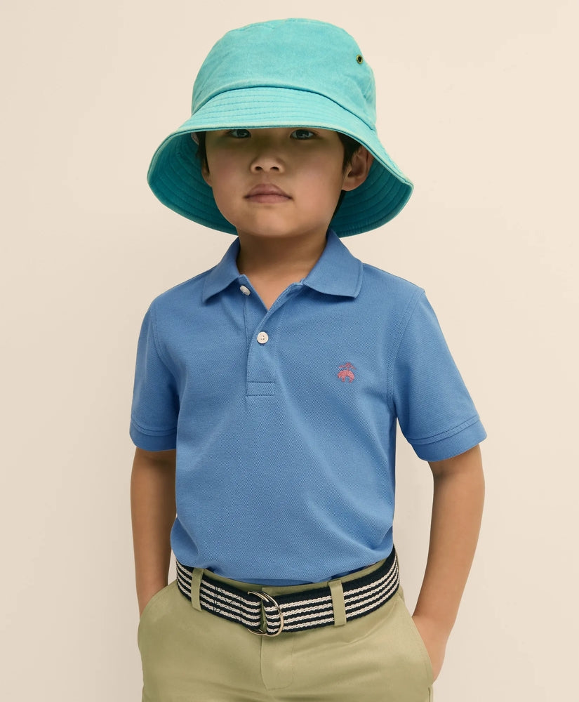 Boys Short-Sleeve Pique Polo