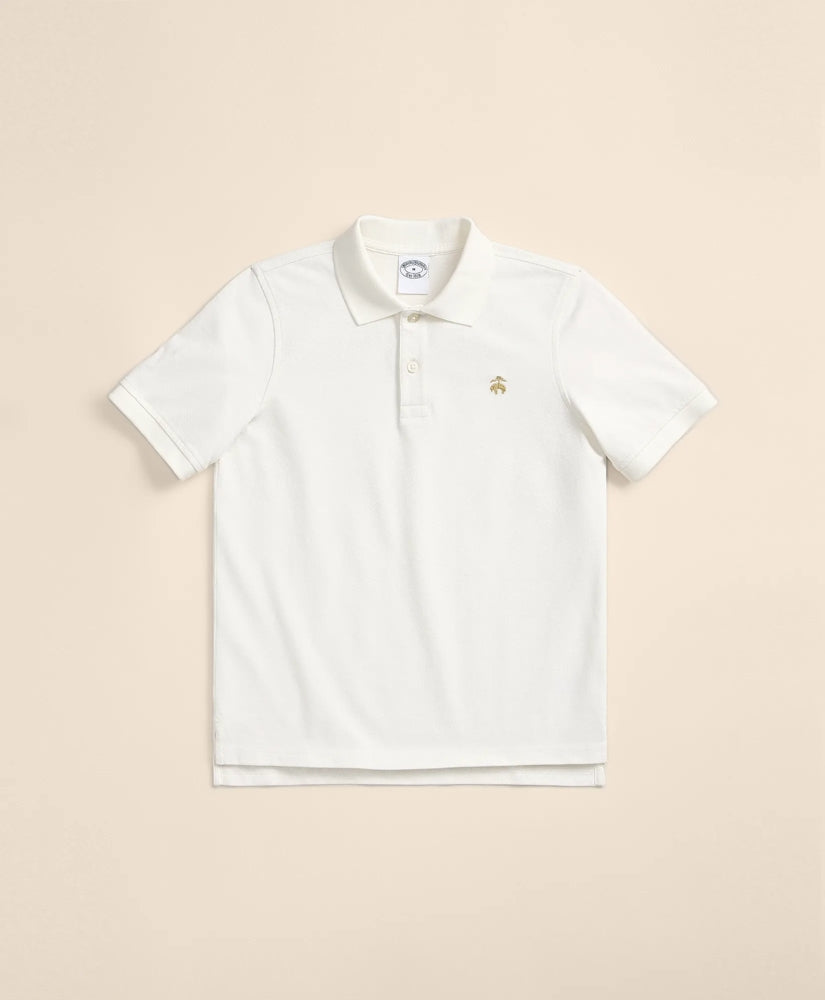 Boys Short-Sleeve Pique Polo
