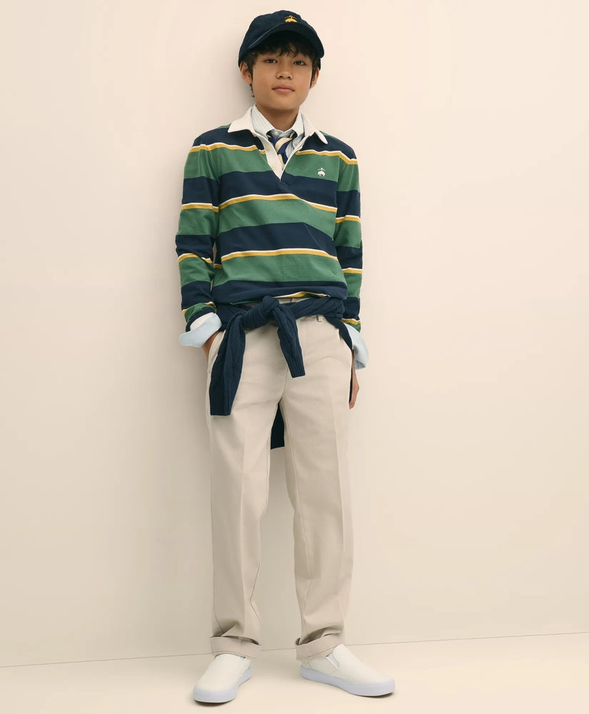 Boys Stretch Cotton Twill Advantage Chino