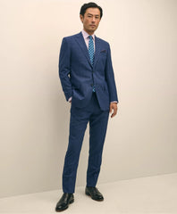 Brooks Brothers Explorer Collection Slim Fit Wool Check Suit Pants