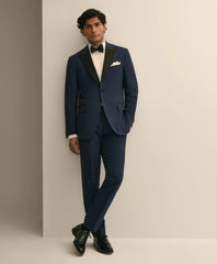Brooks Brothers Explorer Collection Slim Fit Wool Tuxedo Pants