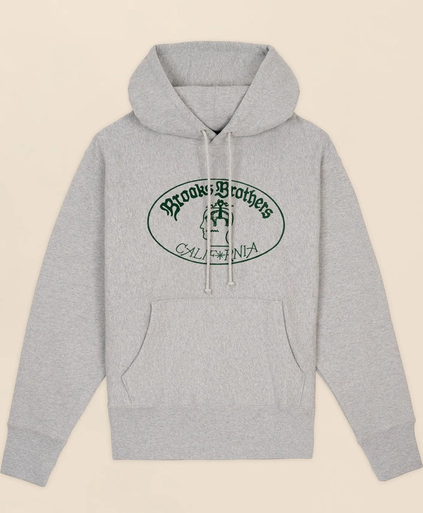 Brooks Brothers x Brain Dead Cotton Heavyweight Emblem Hoodie Sweatshirt