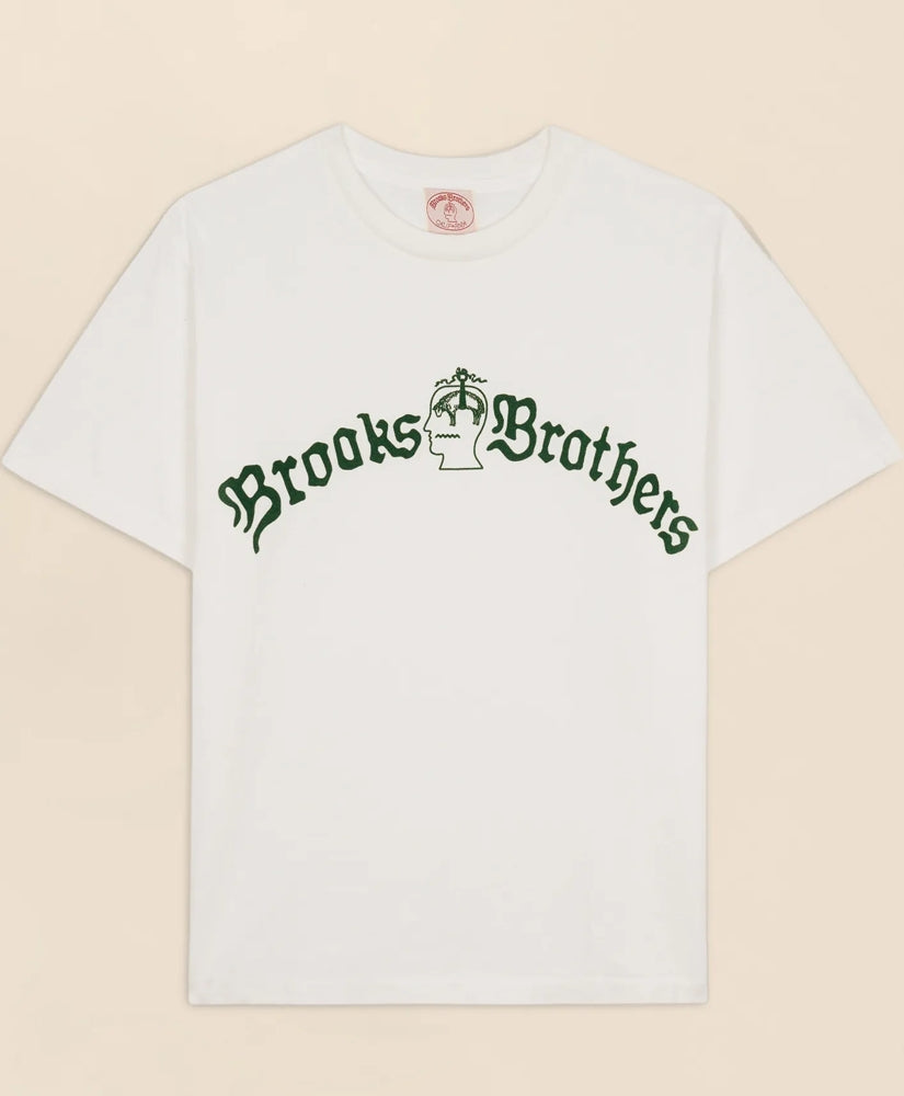 Brooks Brothers x Brain Dead Cotton Vintage-Inspired Emblem T-Shirt