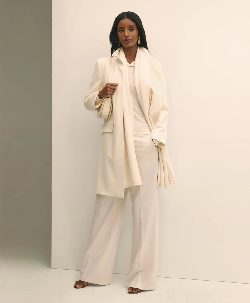 Brushed Wool Coat