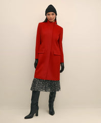 Brushed Wool Coat