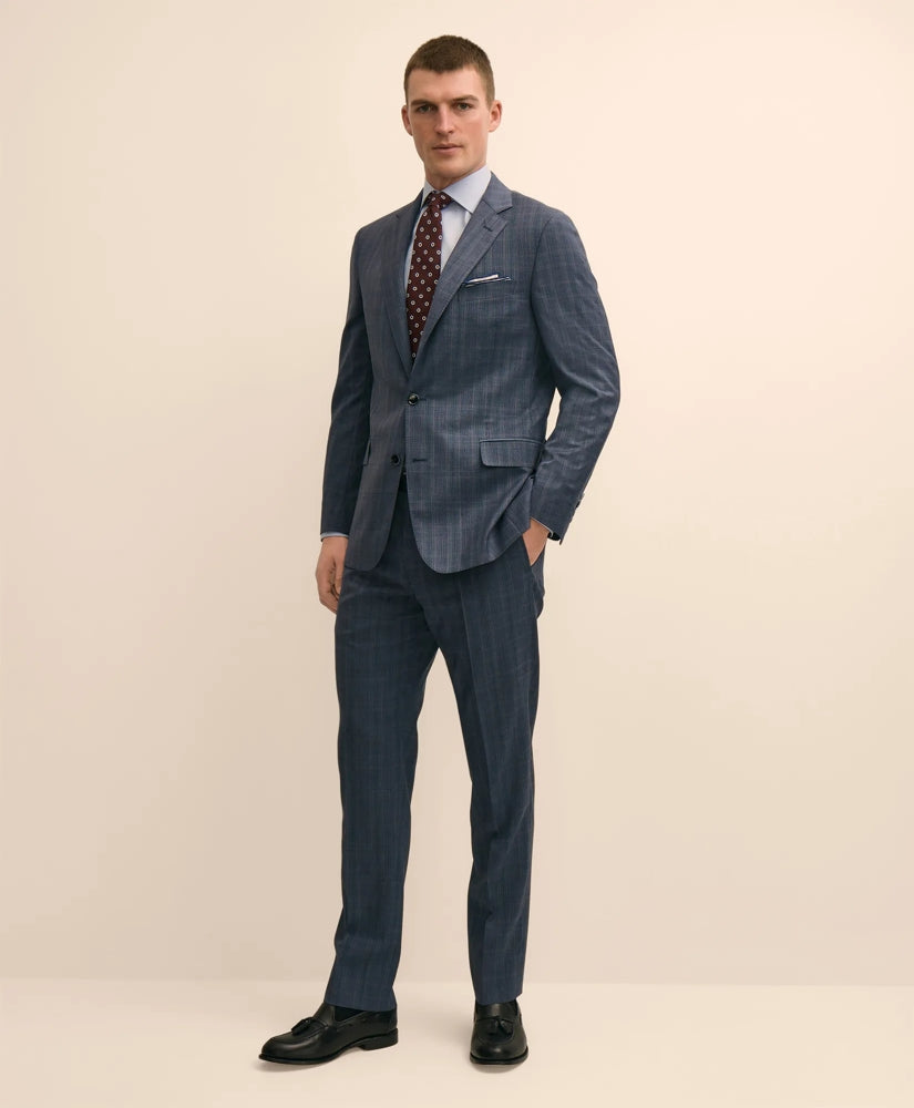 Classic Fit Wool Check 1818 Suit