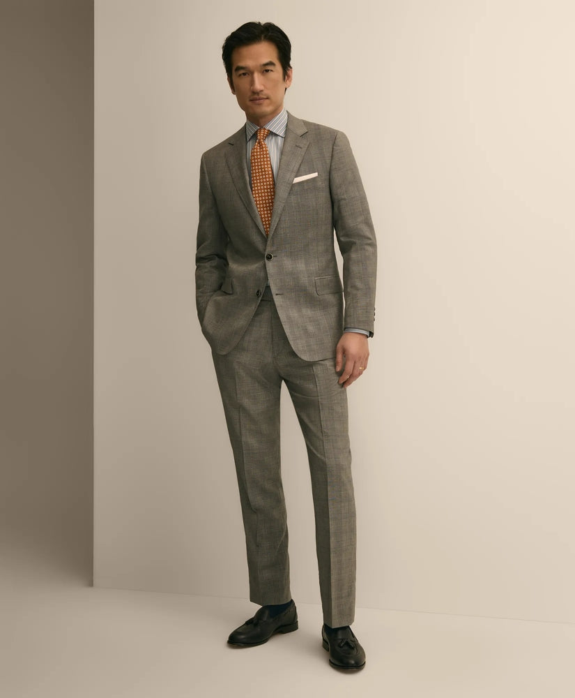 Classic Fit Wool Check 1818 Suit