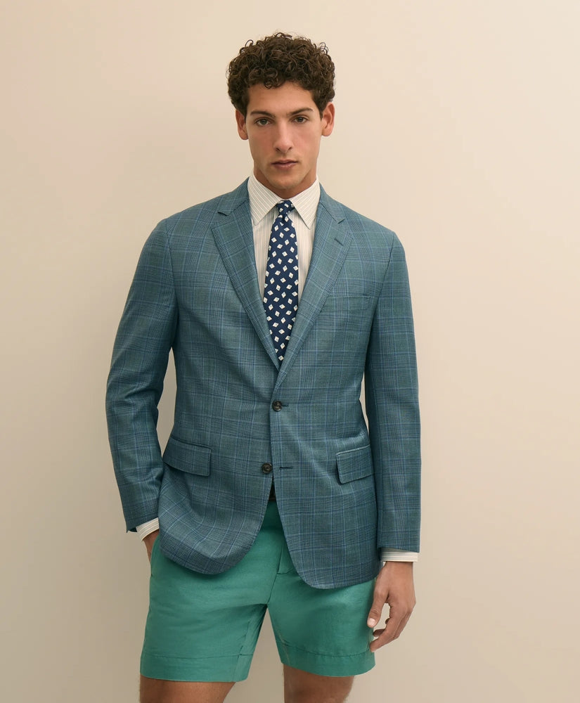 Classic Fit Wool Check Sport Coat