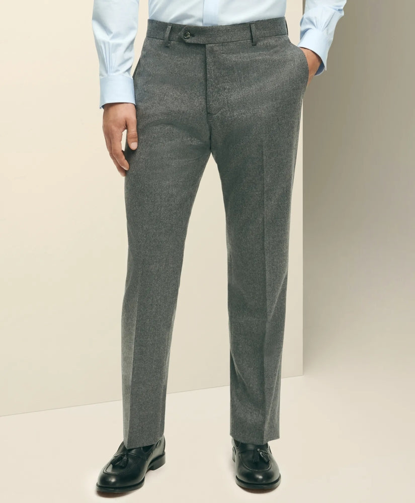 Classic Fit Wool Flannel Dress Pants
