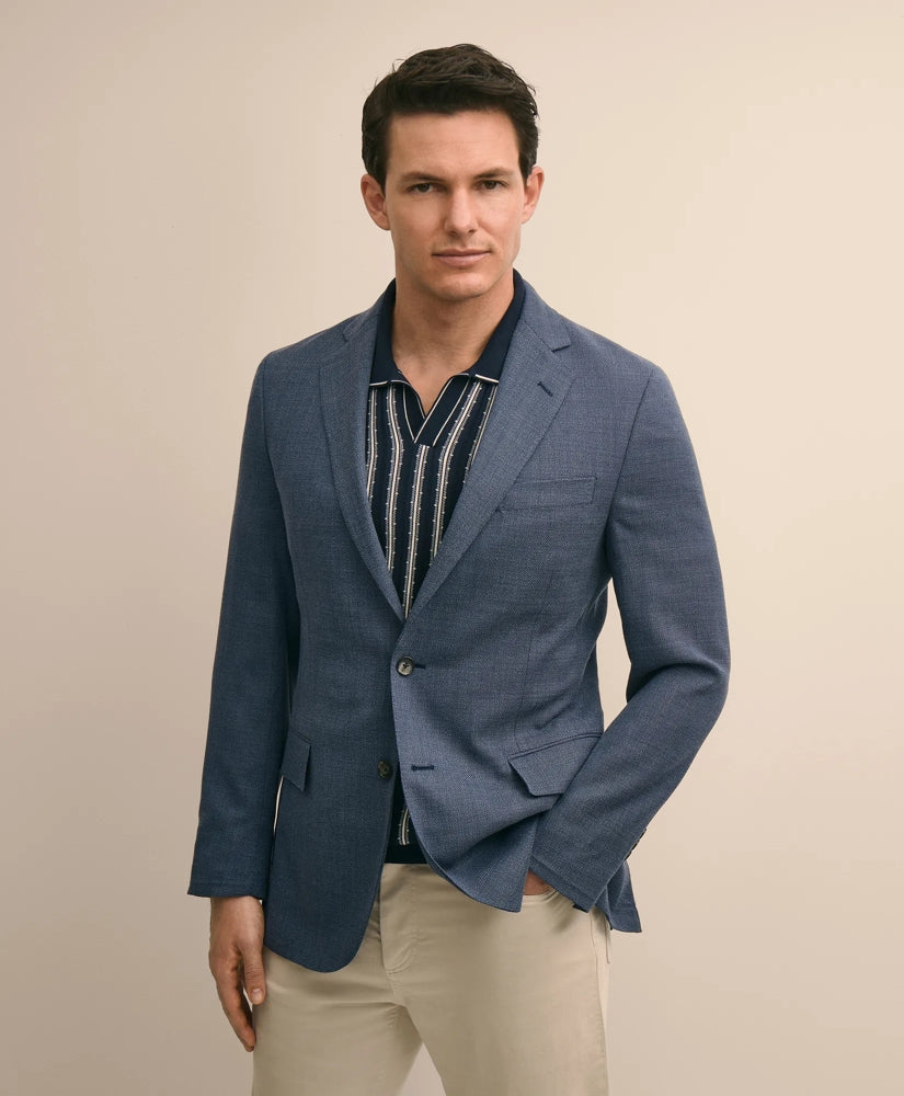 Classic Fit Wool Hopsack Sport Coat
