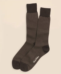 Cotton Bird's Eye Crew Socks