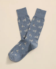 Cotton-Blend Dalmatian Socks