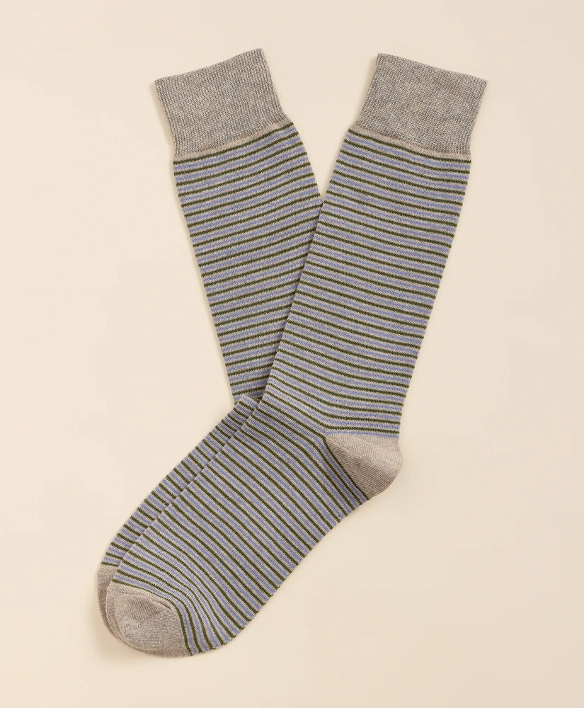 Cotton-Blend Stripe Socks