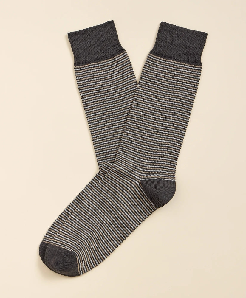Cotton-Blend Stripe Socks