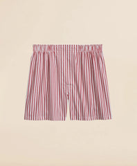 Cotton Broadcloth Butcher-Stripe Boxers