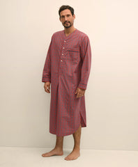 Cotton Broadcloth Royal Stewart Tartan Nightshirt