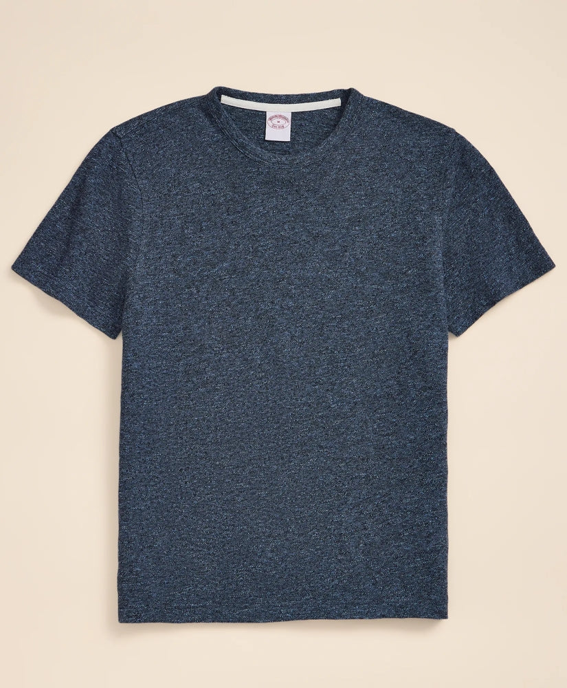 Cotton-Linen Pique T-Shirt