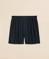 Cotton Poplin Black Watch Tartan Boxers
