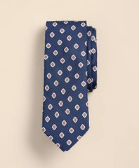 Cotton-Silk Stamp Tie