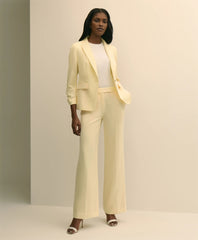Crepe Wide-Leg Pants