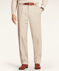 Pleated Traditional Fit Cotton Advantage Chino