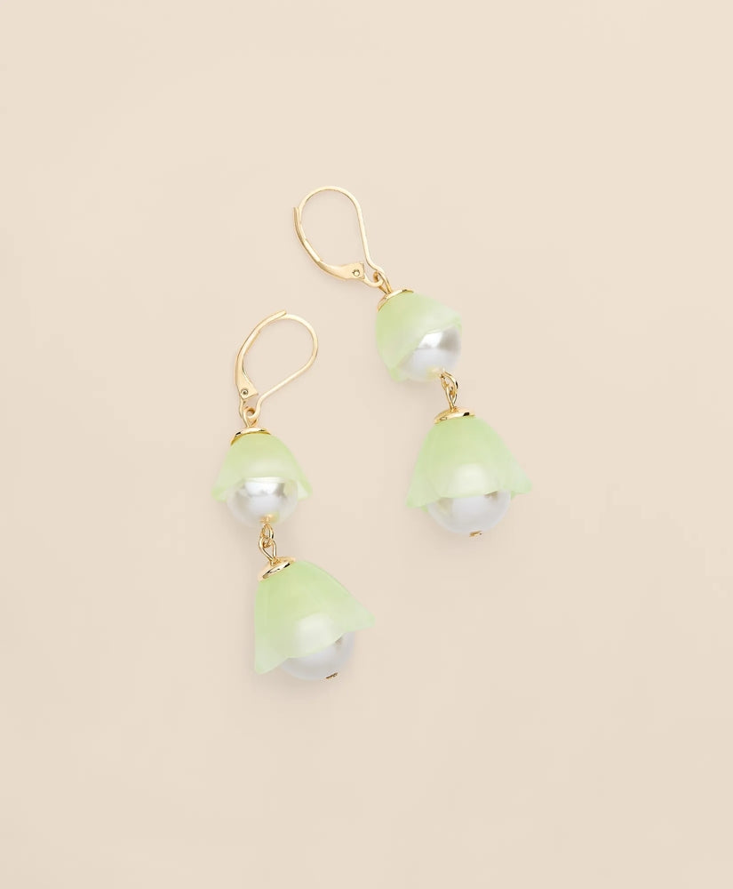 Faux Pearl Drop Earrings
